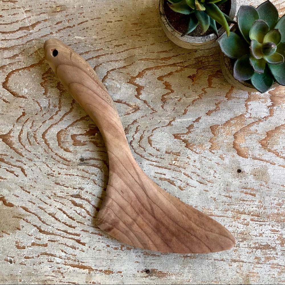 Curved Wooden Spatula